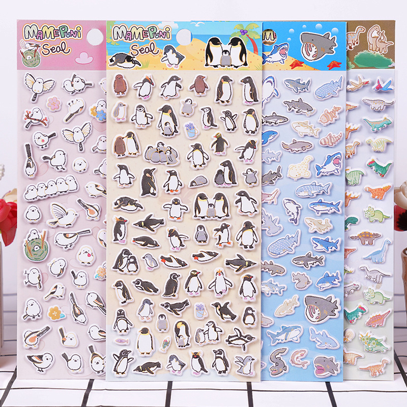 手作り DIY ぷくぷく ボンボンシール 3Dステッカー 立体ステッカー ぷっくりシール 中空シール